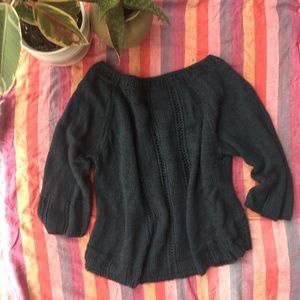 Gorgeous Deep Green Vintage Slouchy Sweater